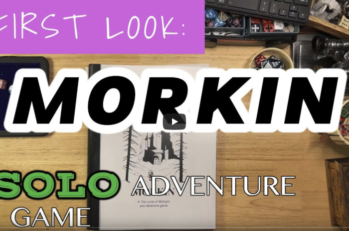 Man Alone previews Morkin on his YouTube channel